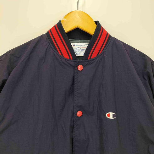 チャンピオン Champion スナップジャケット ナイロン スタジアムジャンパー メンズ import:M
