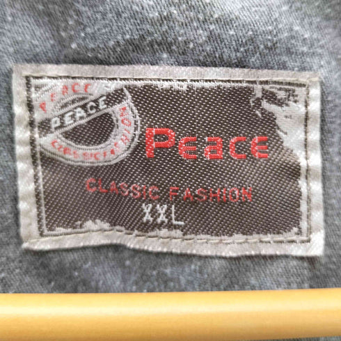 PEACE CLASSIC 80~90s フィッシング ベスト フェード メンズ XXL