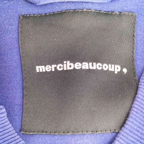 メルシーボークー mercibeaucoup コットンポリ スウェット地 ダブルジップアップ ブルゾン レディース JPN:3