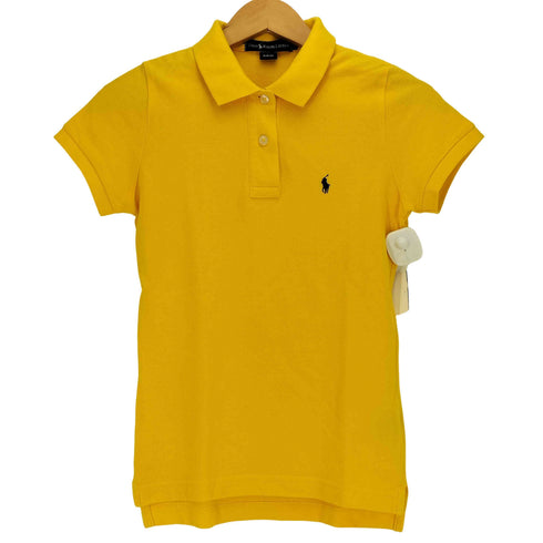 ポロラルフローレン POLO RALPH LAUREN SLIM FIT ポニー 刺繍 鹿の子 S/S ポロシャツ レディース import:S