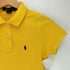 ポロラルフローレン POLO RALPH LAUREN SLIM FIT ポニー 刺繍 鹿の子 S/S ポロシャツ レディース import:S