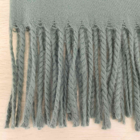 カシミヤ100% 刺繍 マフラー レディース