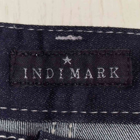 INDIMARK 0413 スリム テーパード デニム パンツ レディース 28