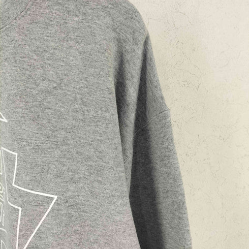 ザデイオンザビーチ THE DAY ON THE BEACH Crew Sweat Shirt 裏起毛 両面プリント スウェット レディース L