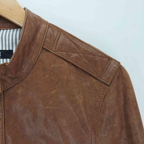 SHAYNE シェイン LAMB LEATHER ラムレザージャケット レディース L