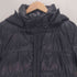 バーバリーブラックレーベル BURBERRY BLACK LABEL 袖 ロゴ フーデット ダブルジップ ダウン ジャケット メンズ import:XL