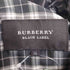 バーバリーブラックレーベル BURBERRY BLACK LABEL 袖 ロゴ フーデット ダブルジップ ダウン ジャケット メンズ import:XL