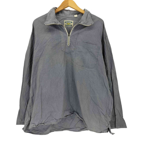 MELTON HOUSE プルオーバー ジップ 長袖シャツ メンズ import:M