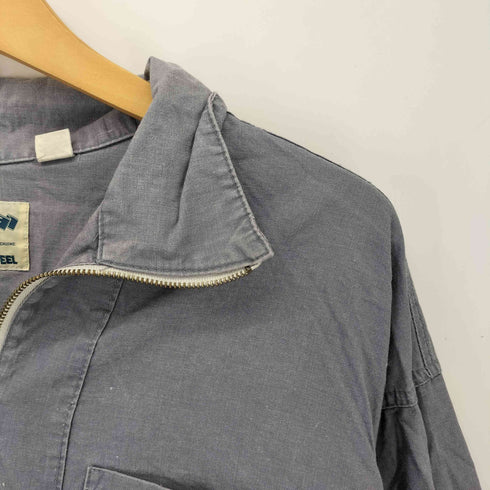MELTON HOUSE プルオーバー ジップ 長袖シャツ メンズ import:M