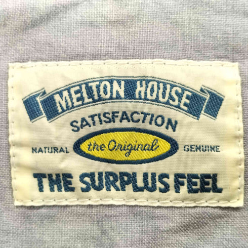 MELTON HOUSE プルオーバー ジップ 長袖シャツ メンズ import:M