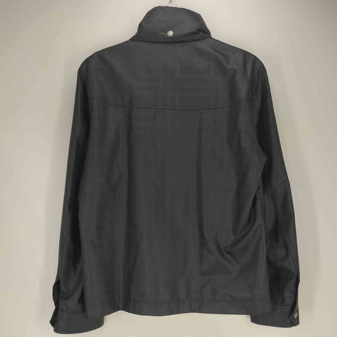 バーバリーブラックレーベル BURBERRY BLACK LABEL 同色 チェック パッカブルフード ダブルジップ ジャケット メンズ import:L