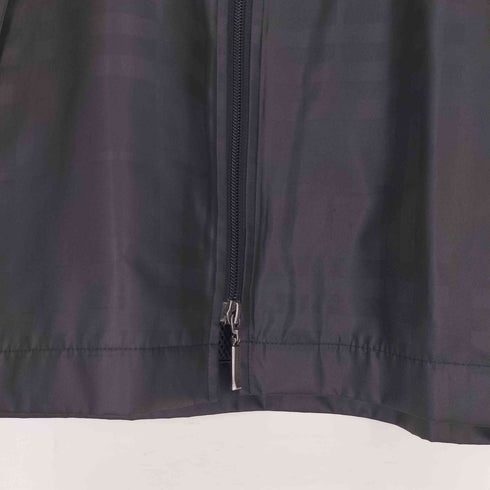 バーバリーブラックレーベル BURBERRY BLACK LABEL 同色 チェック パッカブルフード ダブルジップ ジャケット メンズ import:L