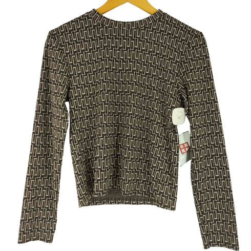 ザラ ZARA 総柄 長袖 カットソー レディース import:L