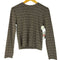 ザラ ZARA 総柄 長袖 カットソー レディース import:L