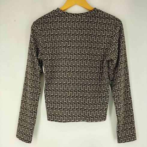 ザラ ZARA 総柄 長袖 カットソー レディース import:L