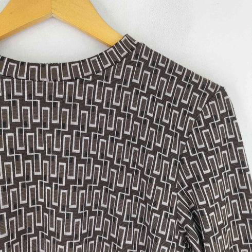 ザラ ZARA 総柄 長袖 カットソー レディース import:L
