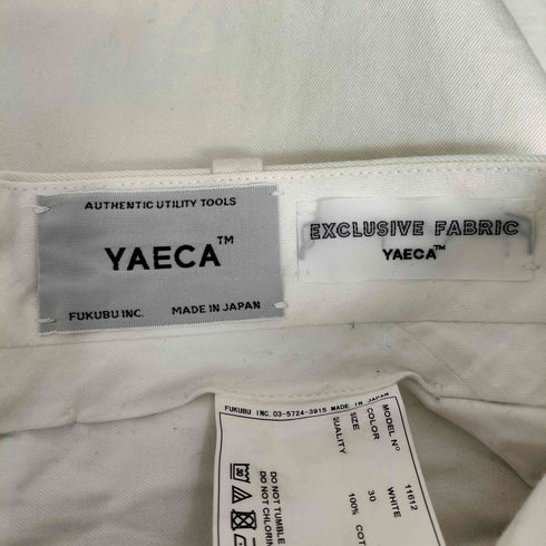 ヤエカ YAECA EXCLUSIVE FABRIC コットンチノ パンツ メンズ 30