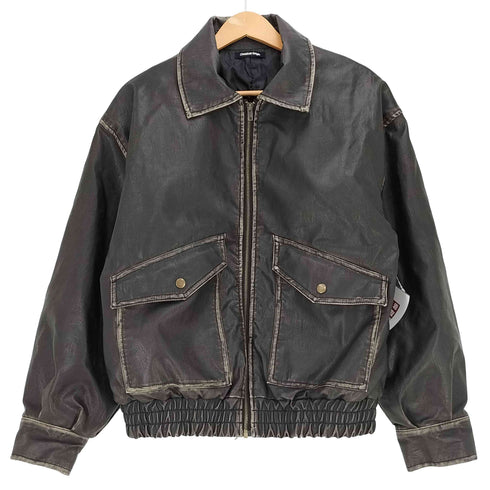 Classical Origin ヴィンテージレザー中綿入りブルゾン Vintage Leather Padded Blouson メンズ JPN:S