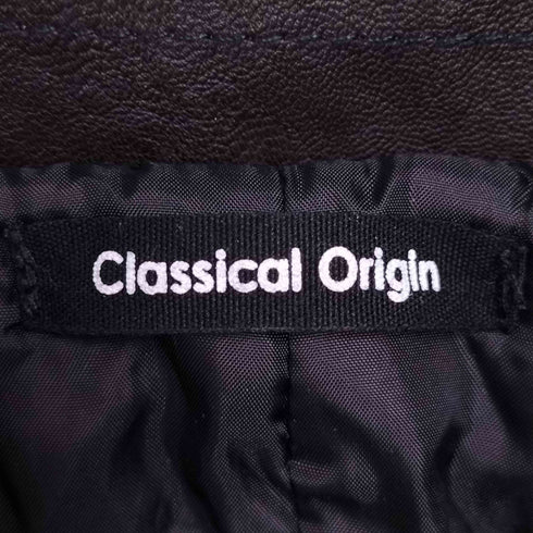 Classical Origin ヴィンテージレザー中綿入りブルゾン Vintage Leather Padded Blouson メンズ JPN:S