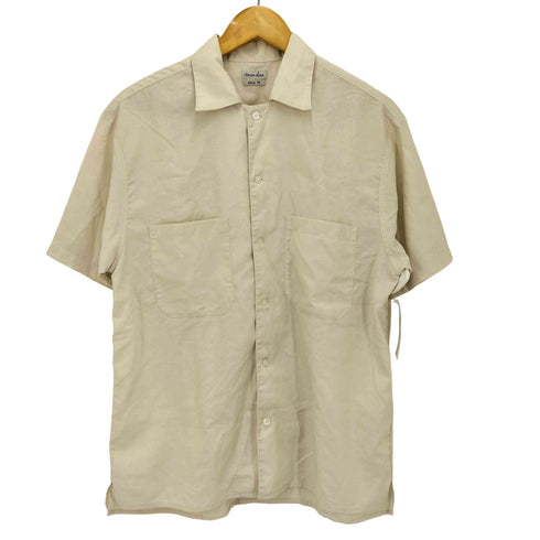 スティーブンアラン Steven Alan PE/LNN POPLIN CAMP COLLAR SHIRT-BOLD リネン オープンカラー シャツ メンズ JPN:S