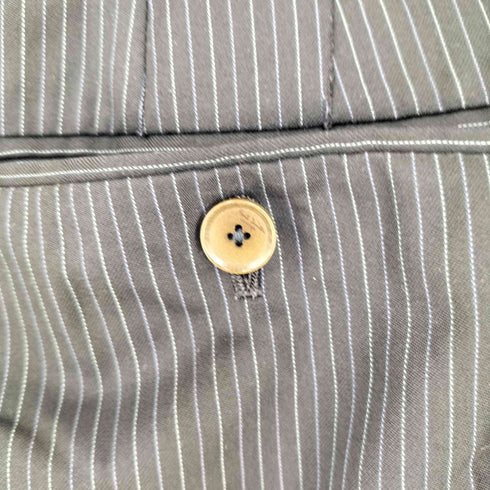 ポールスミスロンドン Paul Smith LONDON ストライプ シングル ノッチドラペル 背抜き テーラードジャケット スラックス セットアップ メンズ M