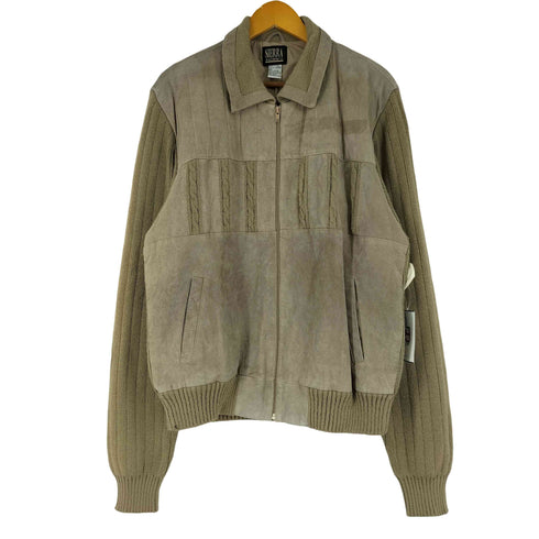 SIERRA PACIFIC ニット切替 レザージャケット メンズ JPN:XL