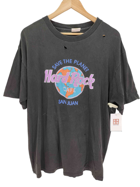 ハードロックカフェ Hard Rock Cafe USA製 SAN JUAN Tシャツ 袖&裾シングル メンズ import:XL