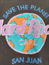 ハードロックカフェ Hard Rock Cafe USA製 SAN JUAN Tシャツ 袖&裾シングル メンズ import:XL
