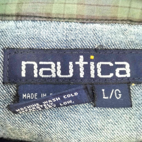 ノーティカ NAUTICA 90S デニム スイングトップ メンズ import:L