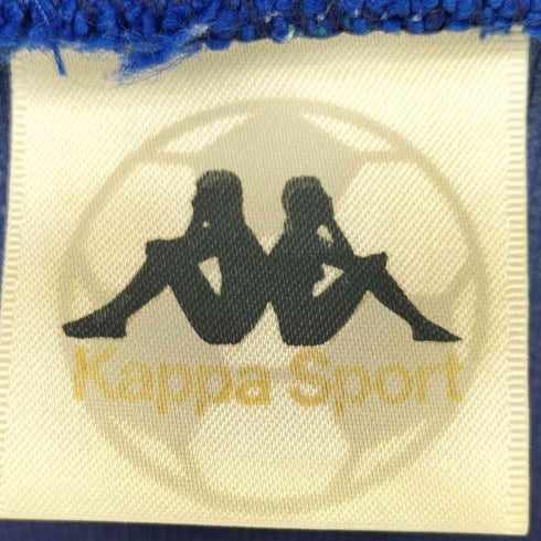 カッパ Kappa 90s ロゴ刺繍 襟付き Vネック ゲームシャツ Y2K メンズ