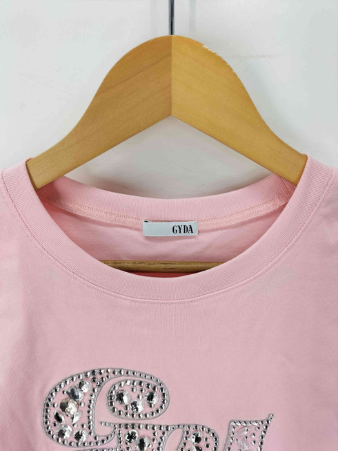 ジェイダ GYDA GY ラインストーン ビジュー Tシャツ レディース FREE