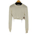 ザラ ZARA クルーネック クロップド ニット レディース import:M