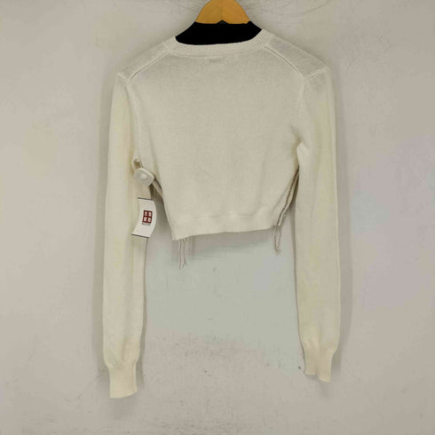 ザラ ZARA クルーネック クロップド ニット レディース import:M