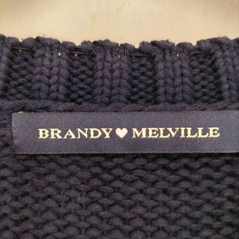BRANDY MELVILLE Nico American Flag Sweater クルーネック 星条旗 長袖ニット レディース 160/84A