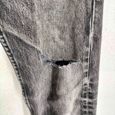 リーバイス Levis 90S USA製 刻印544 ボタンフライ 501 後染め ブラックデニム パンツ レディース W28