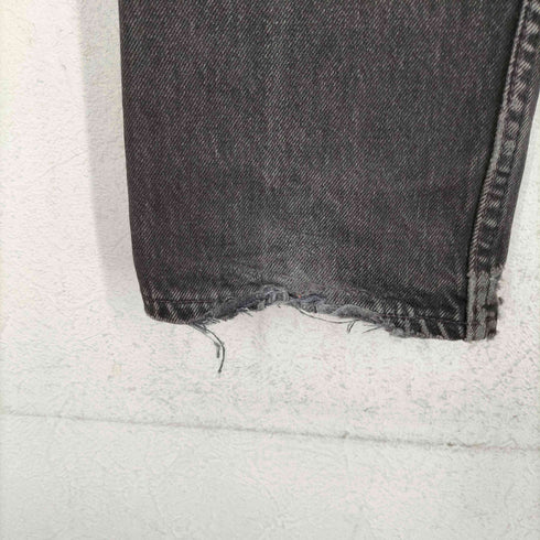 リーバイス Levis 90S USA製 刻印544 ボタンフライ 501 後染め ブラックデニム パンツ レディース W28