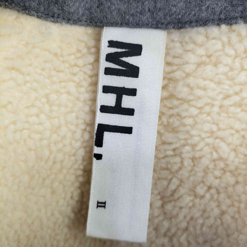 エムエイチエル MHL. 裏ボア コットン ベスト メンズ 2