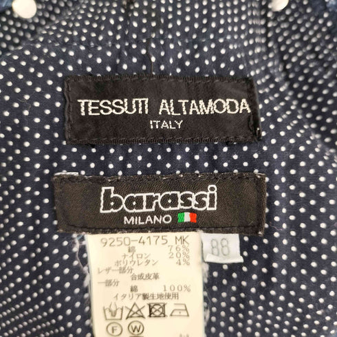 バラシ barassi リーフ 総柄 ストレッチデニムパンツ メンズ 85