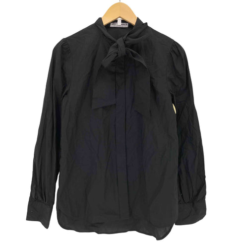 カールラガーフェルド Karl Lagerfeld ボウタイ 比翼シャツ レディース 38