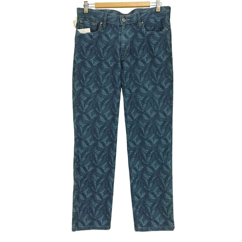 バラシ barassi 総柄 ジャカード デニムパンツ メンズ 88