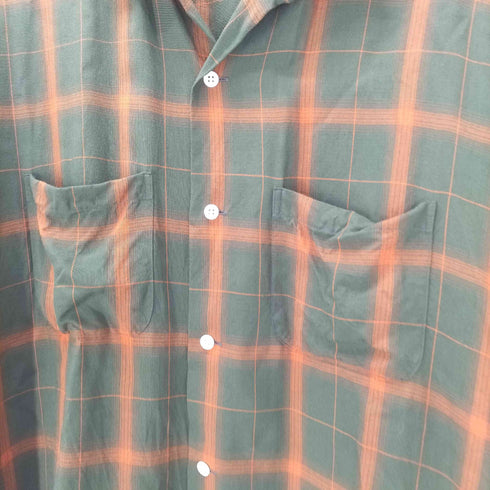 ビームスプラス BEAMS+ 26SS Open Collar Ombre Plaid オープンカラー オンブレ シャツ メンズ JPN:L