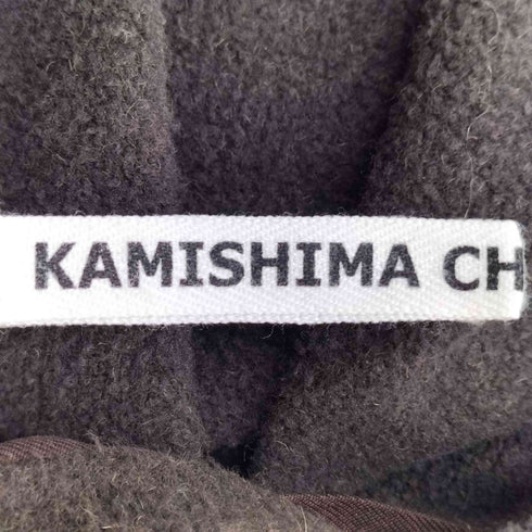 カミシマチナミ KAMISHIMA CHINAMI YELLOW アンゴラ混 ラップパンツ レディース 38
