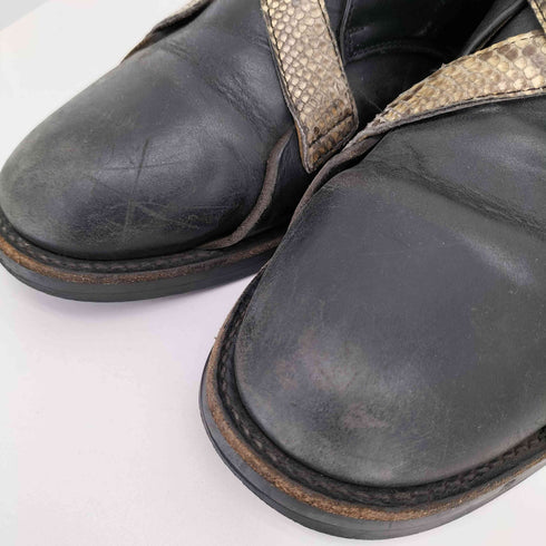 エンダースキーマ Hender Scheme クロスベルテッド レザーチャッカーブーツ メンズ