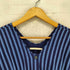 ヌキテパ NE QUITTEZ PAS 24SS COTTON VOILE STRIPE WAIST コットン ボイル ストライプ ウエスト ワンピース レディース M