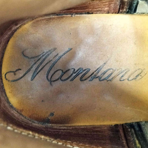 MONTANA モンタナ LEATHER 本革 レザー ウエスタン ブーツ レディース 4