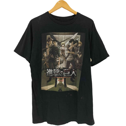 アニメプリント クルーネックTシャツ メンズ JPN:L