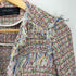 ザラ ZARA ノーカラー ツイードジャケット レディース import:XS