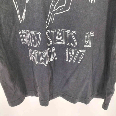プリントクルーネックTシャツ メンズ import:M