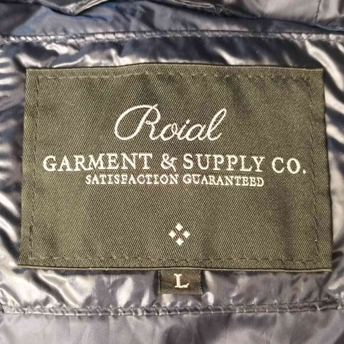 ロイアル roial シャイニー ダウン ジャケット メンズ import:L
