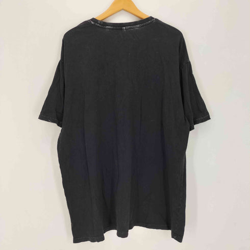 ウォッシュ加工 ムービープリントクルーネックTシャツ メンズ import:L